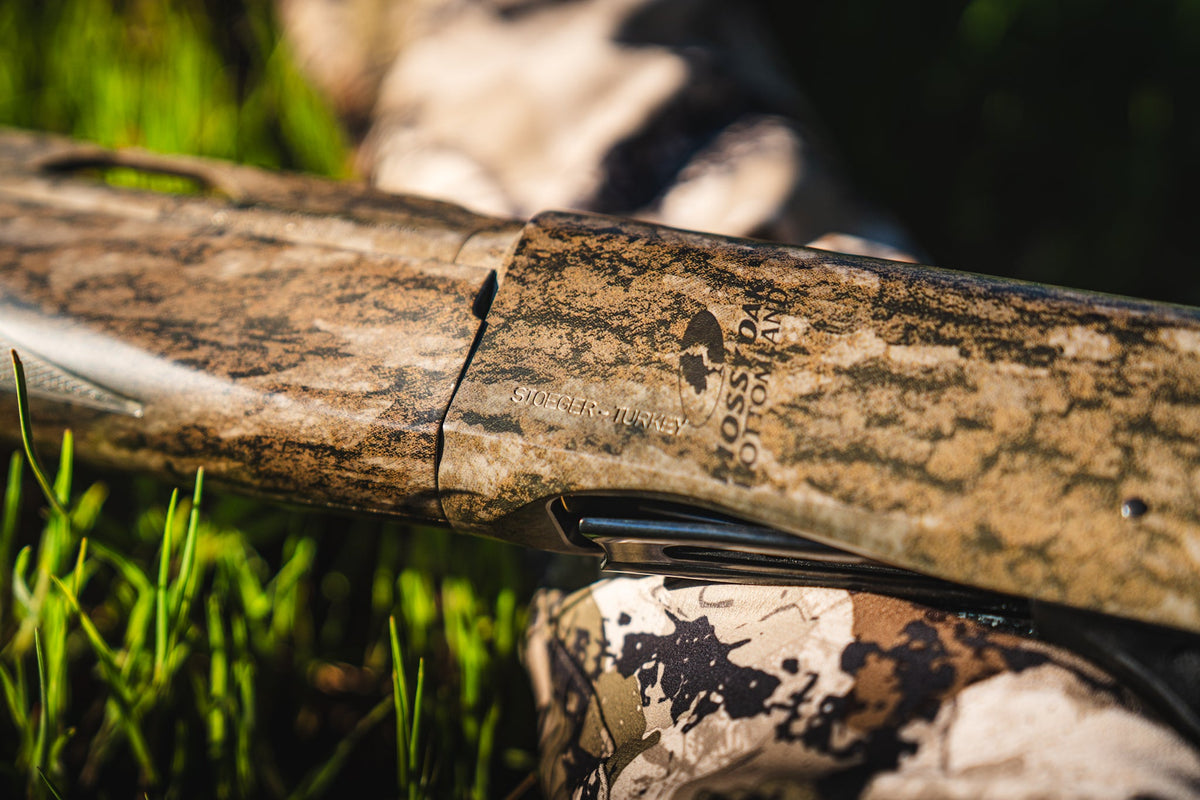 Jake Delger with a Stoeger shotgun in the field